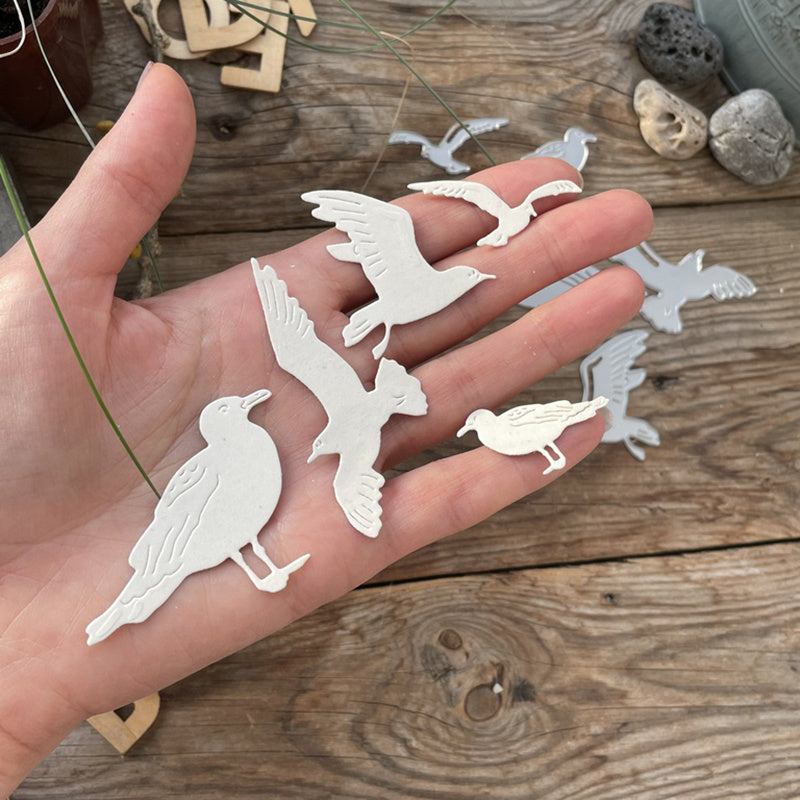 Flying And Resting Birds Cutting Dies for Album Crafts
