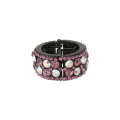 Vintage Rhinestone Hair Cuff Clip Glitter Hair Claw for Women Girls