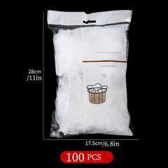 100pcs Sink Strainer Mesh Bag Disposable Kitchen Trash Filter Mesh Bag