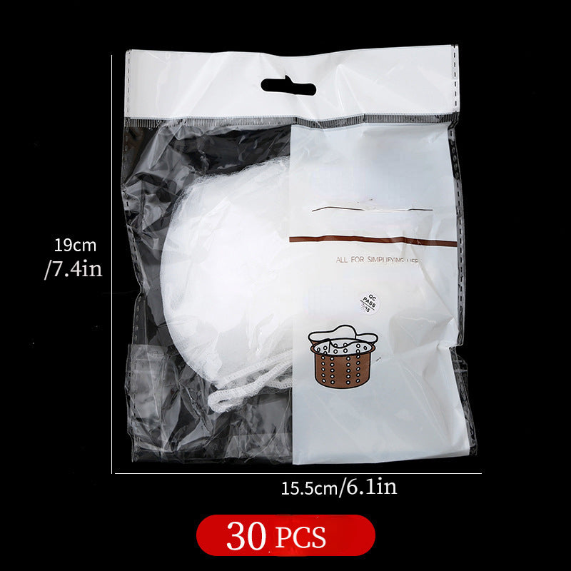 100pcs Sink Strainer Mesh Bag Disposable Kitchen Trash Filter Mesh Bag