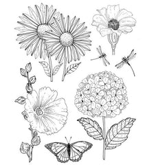 Sunflowers Clear Silicone Stamp DIY Scrapbooking Decor