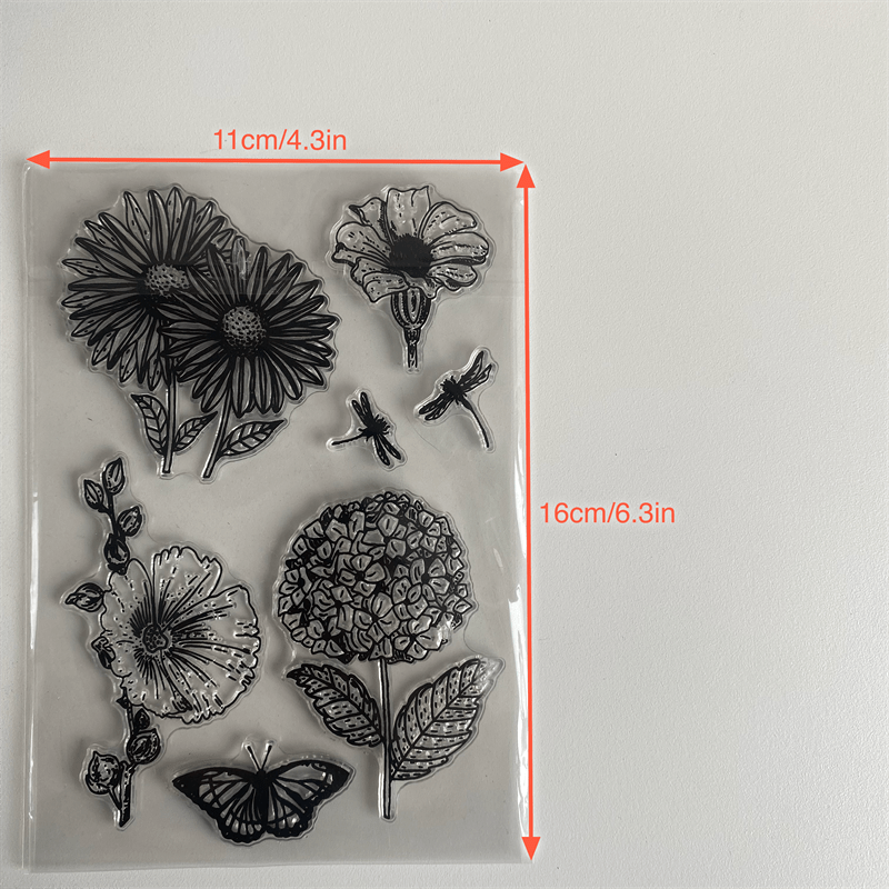 Sunflowers Clear Silicone Stamp DIY Scrapbooking Decor