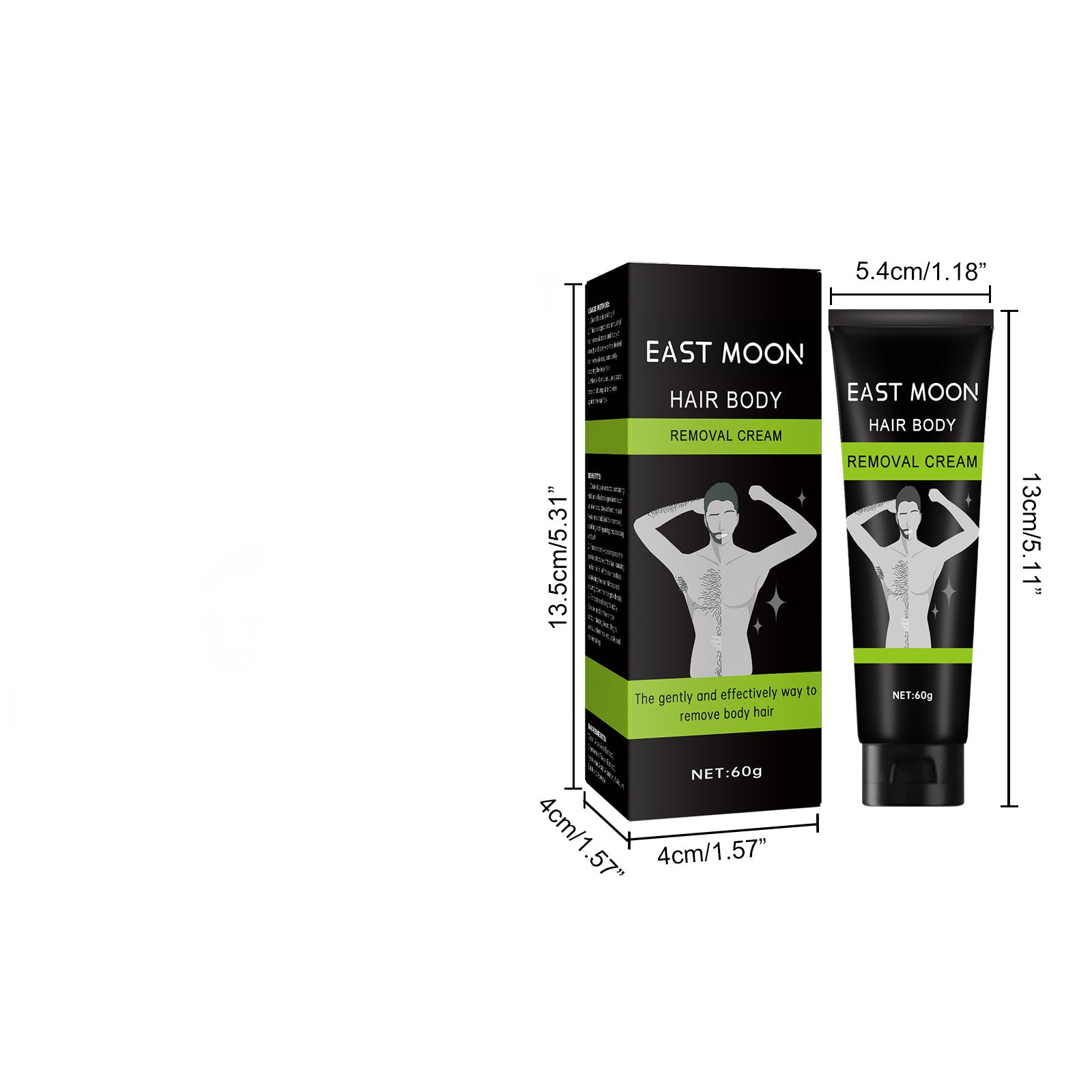 120ml Men's Hair Removal Cream for Smooth Skin
