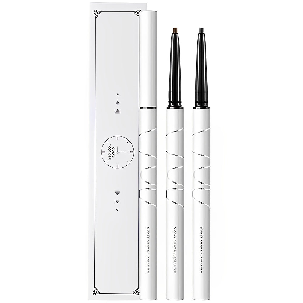 Waterproof Eyeliner Pen & Brown Gel Pencil Set