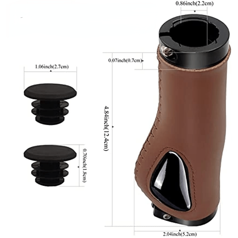 Aluminum Double Lock Bike Handlebar Grips for Mountain Biking BMX Downhill