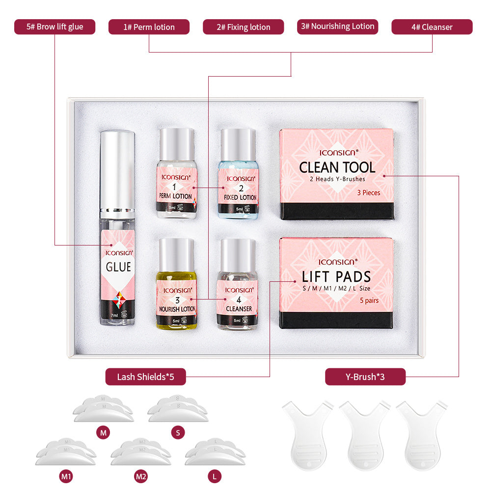 Vegan Lash Lift Perming Kit Eyelash Perm And Tint Set