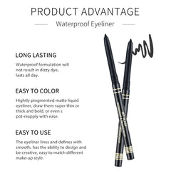 Waterproof Swivel Eyeliner Gel Pen Long Lasting Makeup
