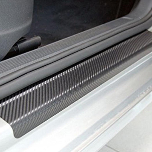 4pcs Car Door Sill Carbon Fiber Stickers - Protect Your Vehicle!