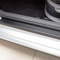 4pcs Car Door Sill Carbon Fiber Stickers - Protect Your Vehicle!