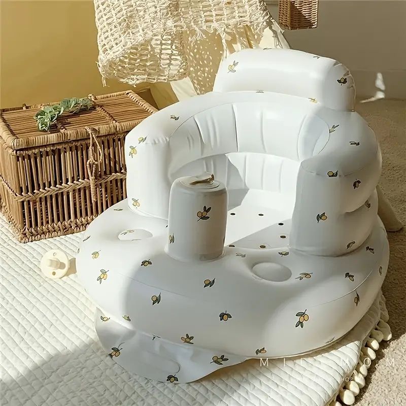 Portable Baby Sitting Bath Stool Inflatable Sofa & Foldable Chair