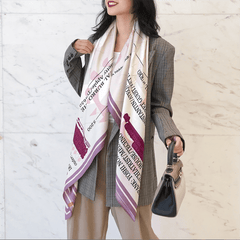 Tie Dye Print Satin Square Scarf 05cm Large