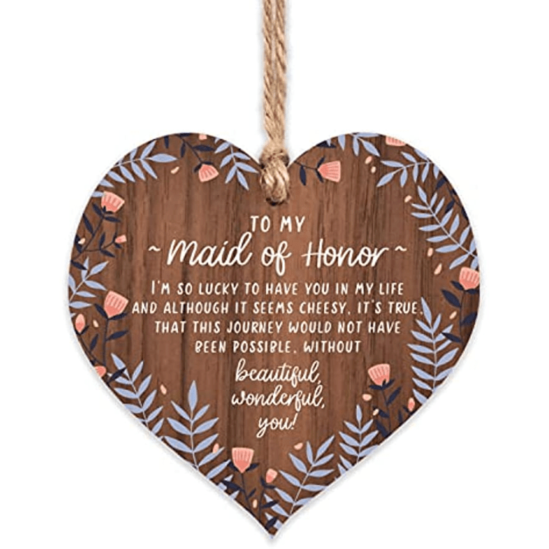 Floral Wedding Gift Bags & Keepsake for Maid of Honor