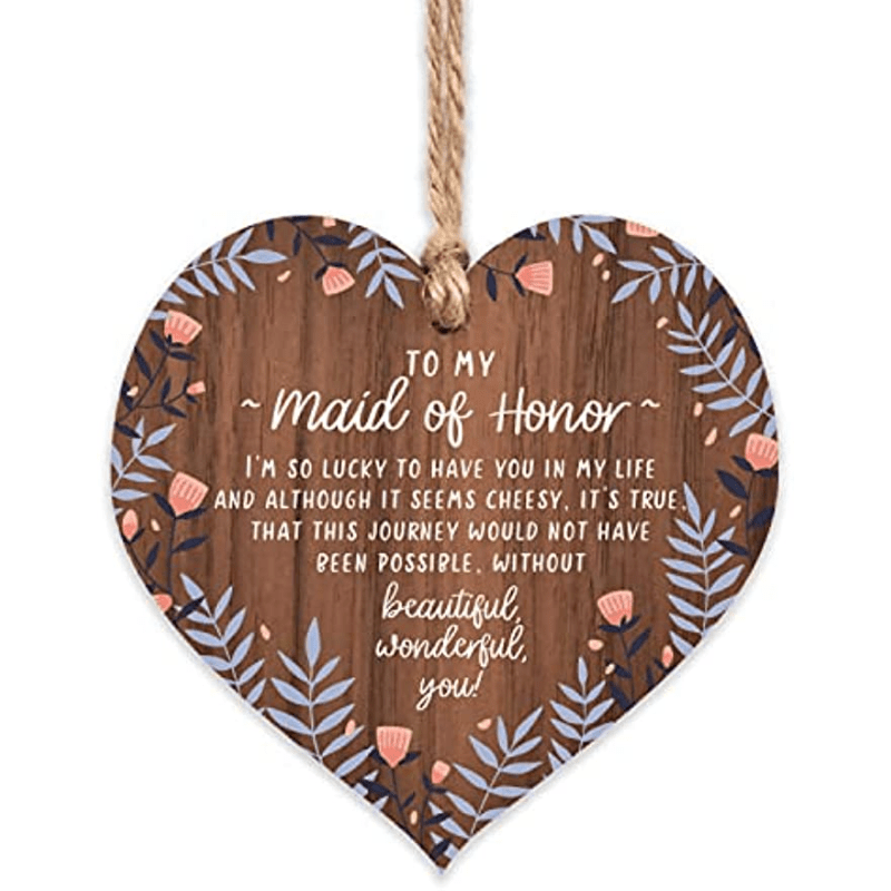 Floral Wedding Gift Bags & Keepsake for Maid of Honor