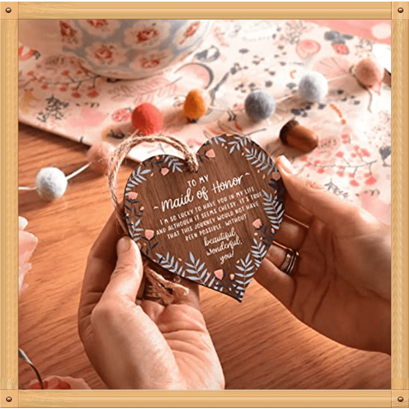 Floral Wedding Gift Bags & Keepsake for Maid of Honor