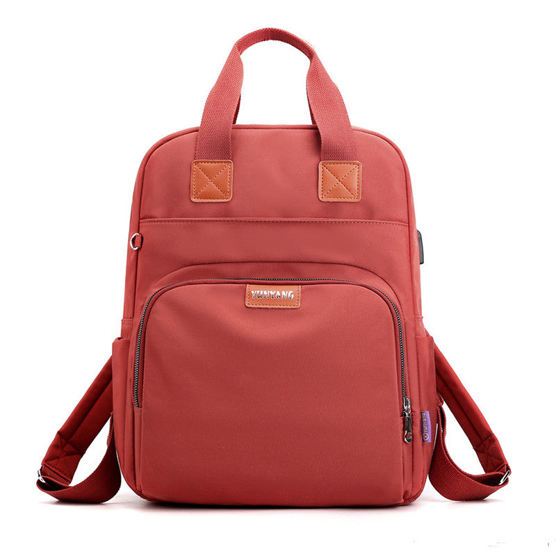 Large Capacity Waterproof Travel Backpack USB Charging Daypack
