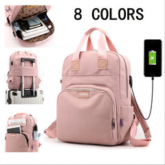Large Capacity Waterproof Travel Backpack USB Charging Daypack