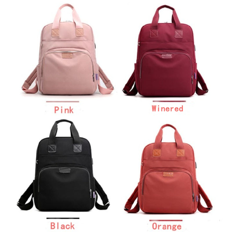 Large Capacity Waterproof Travel Backpack USB Charging Daypack