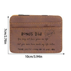 Men's Vintage Ultrathin Card Holder, Father's Gift