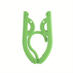4pcs Foldable Travel Hangers Lightweight Portable Non Slip for Clothing