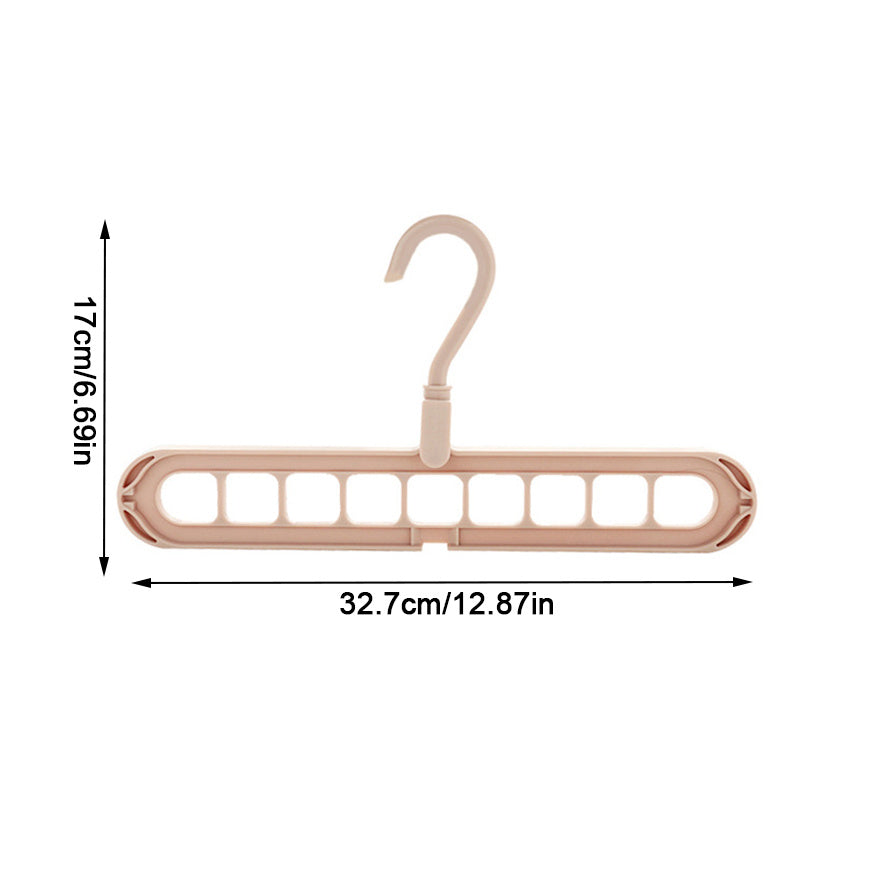 9 Hole Magic Space Saving Clothes Hanger - Maximize Closet Space