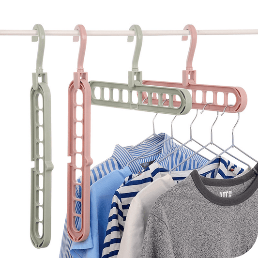 9 Hole Magic Space Saving Clothes Hanger - Maximize Closet Space