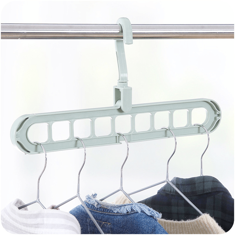 9 Hole Magic Space Saving Clothes Hanger - Maximize Closet Space