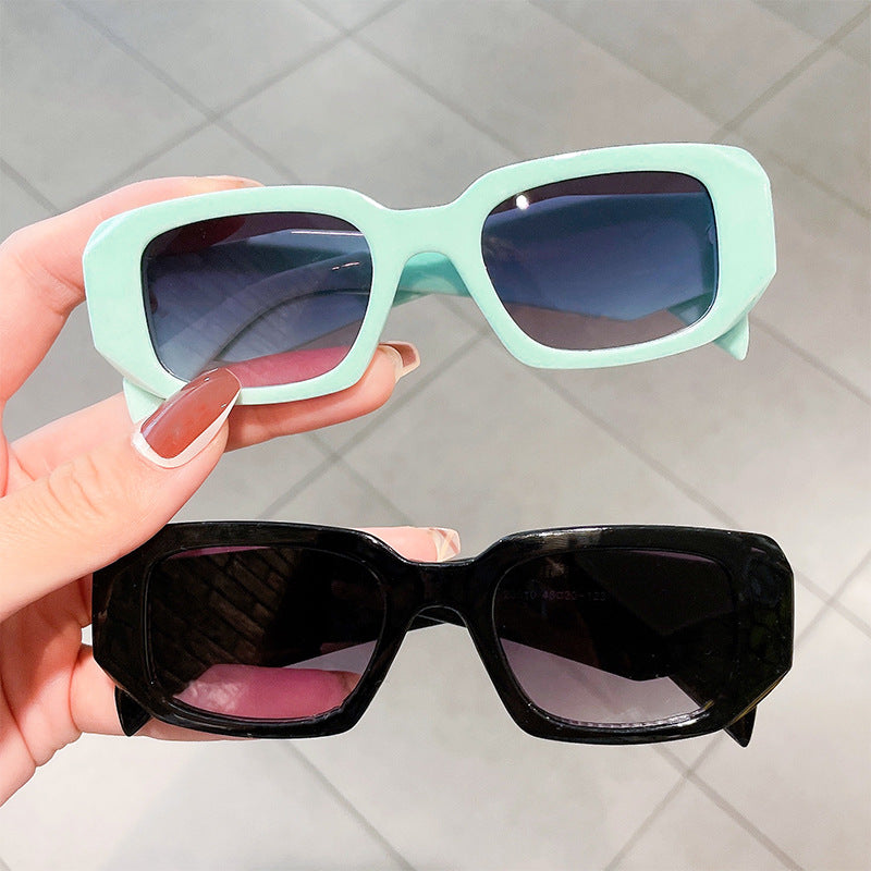 Y2K Square Sunglasses Hip-hop UV400 Sun Shades Glasses