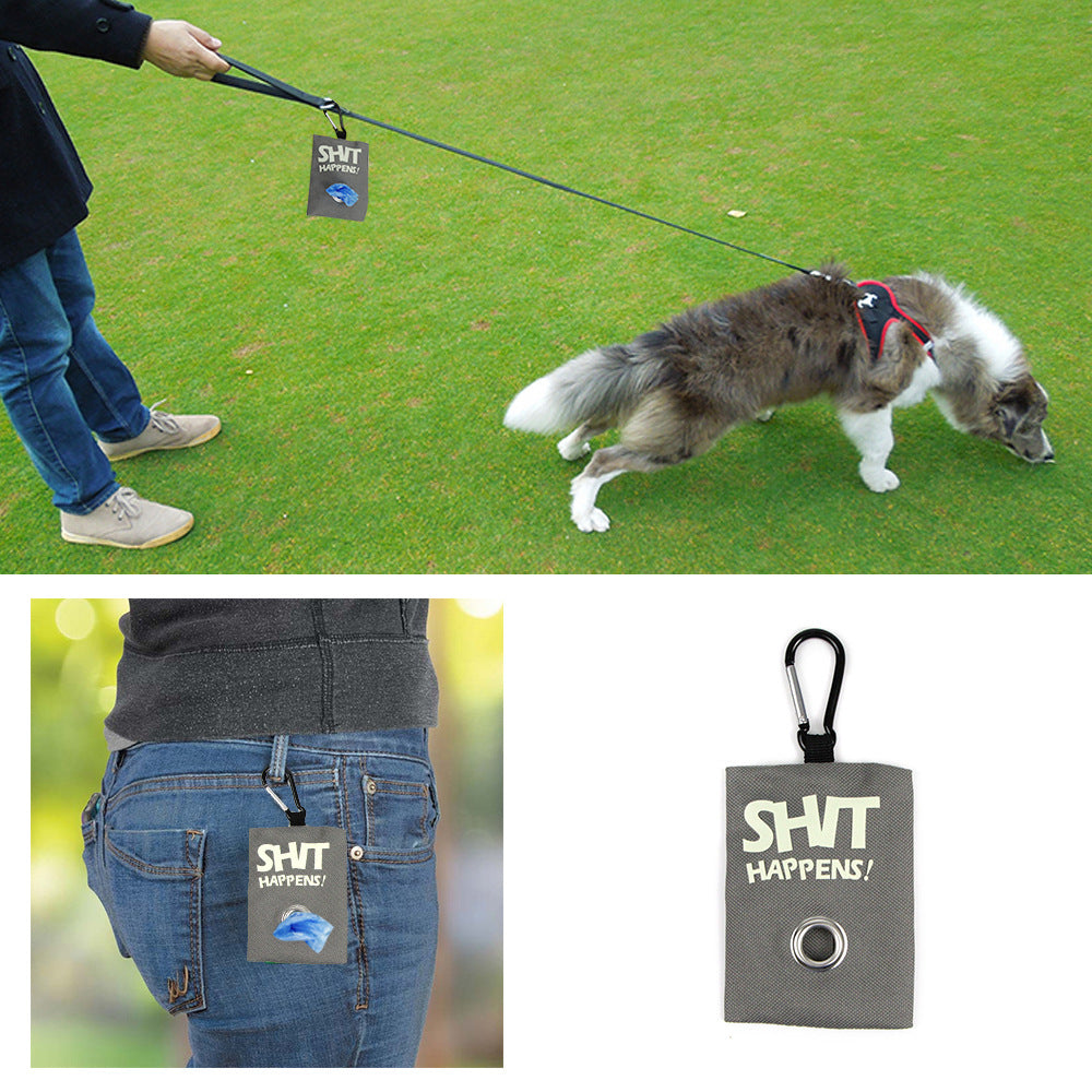 Portable Pet Poop Bag Dispenser for Easy Cleanup