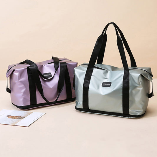 Large Capacity Carry On Tote Storage Pouch Lightweight Luggage Bag