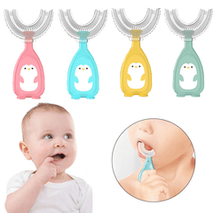 Soft Silicone U Shaped Toothbrush for Kids
