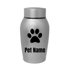 Stainless Steel Pet Urn for Cats & Dogs