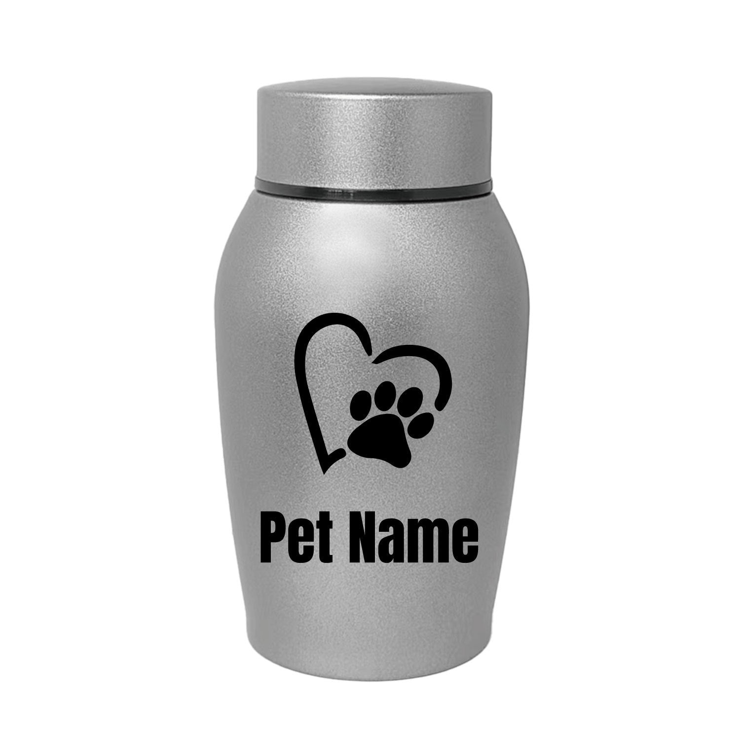 Stainless Steel Pet Urn for Cats & Dogs