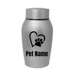 Stainless Steel Pet Urn for Cats & Dogs