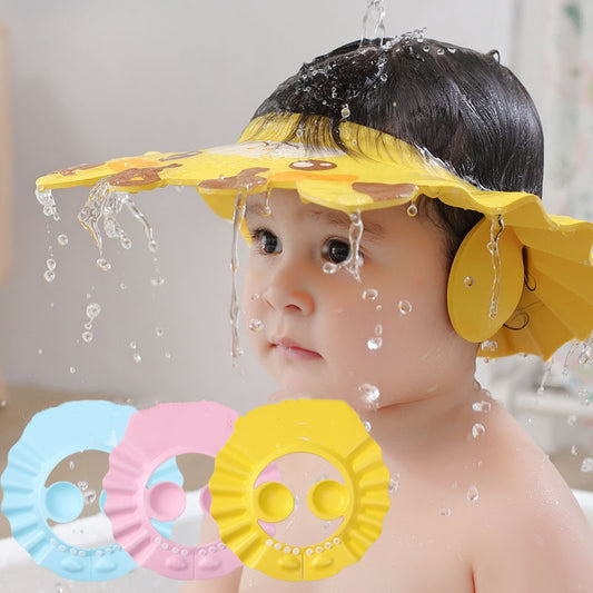 Waterproof Baby Shower Cap for Safe Ear Protection