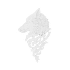 Vintage Wolf Head Brooch Lapel Pin Men's Punk Jewelry Gift