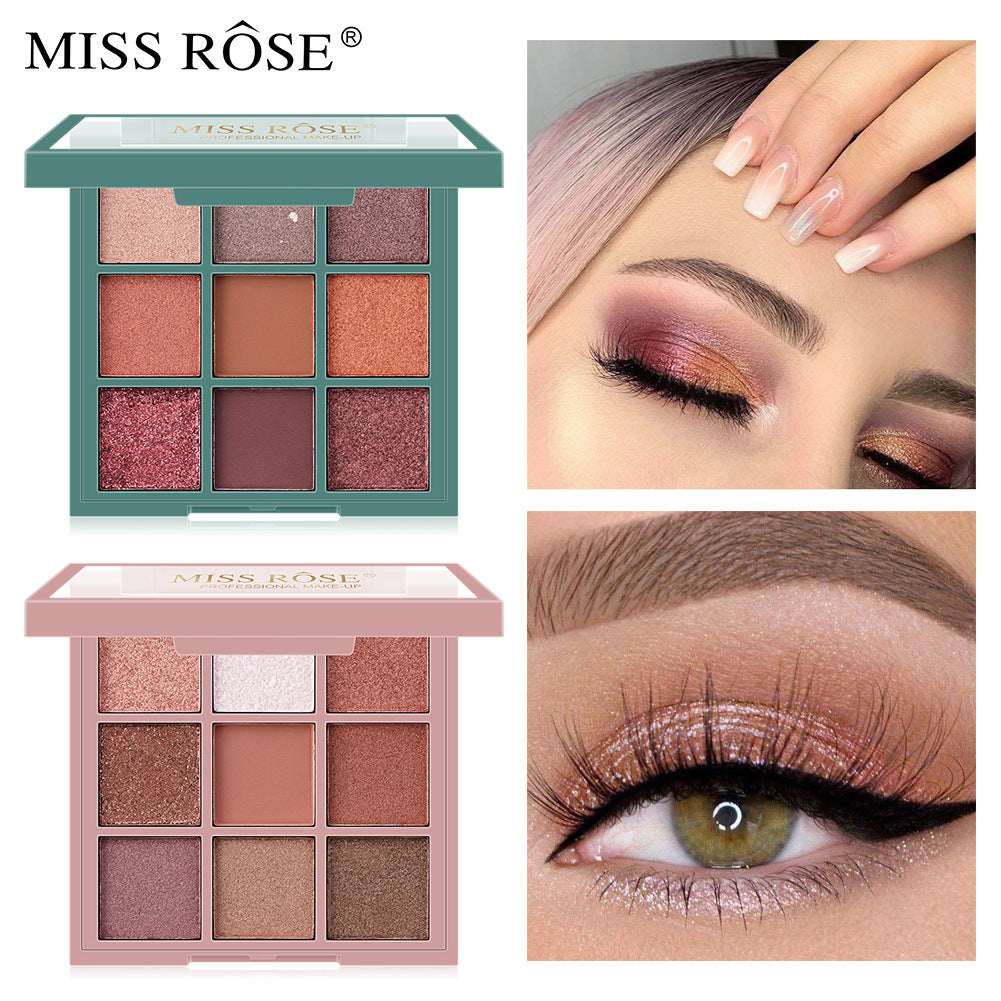 Pearly 8 Colors Matte Eyeshadow Palette Natural Waterproof Pigment