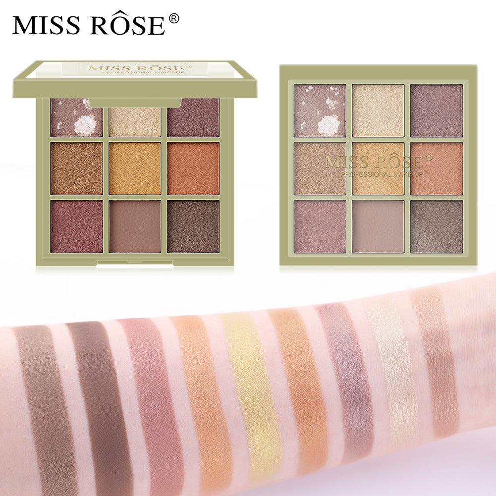 Pearly 8 Colors Matte Eyeshadow Palette Natural Waterproof Pigment