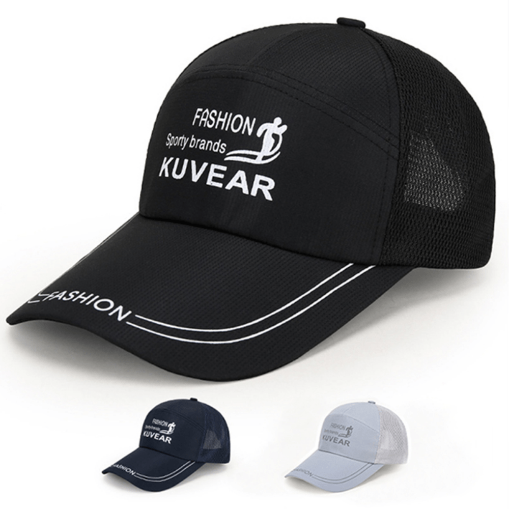 Print Sports Baseball Cap Breathable Trucker Hat Golf Running Dad Hats