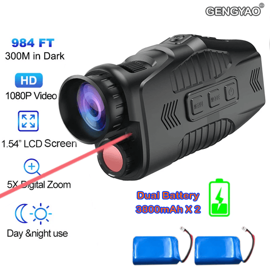1080P HD Monocular Night Vision Device with 5X Digital Zoom
