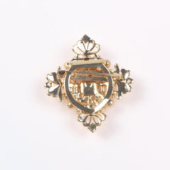 Vintage Baroque Court Antique Pearl Brooch