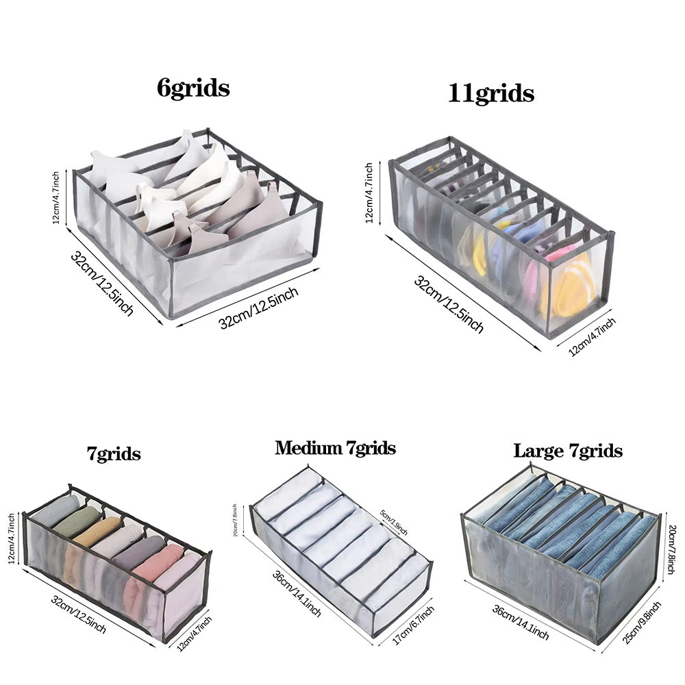 Mesh Clear Bras Storage Bag Underwear Travel Organization