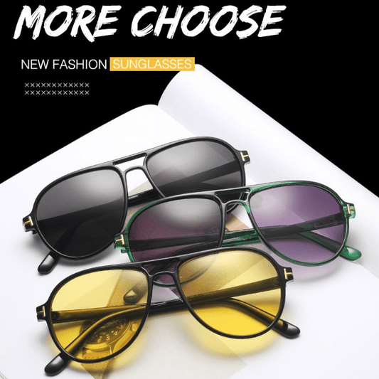 Gradient Aviator Sunglasses UV400 Sun Shades for Driving