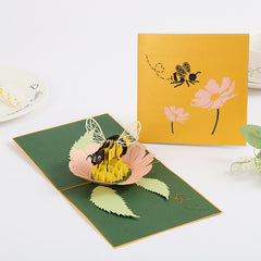 3D Bee Greeting Card for Special Occasions