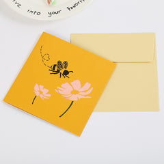 3D Bee Greeting Card for Special Occasions