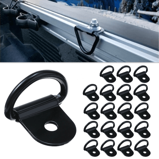Stainless Steel D Shape Pull Hook Tie Down Anchors Ring for Truck Trailers RV Bo