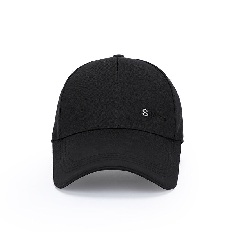 Spring Embroidered Brim Hat Outdoor Sunshade Baseball Cap