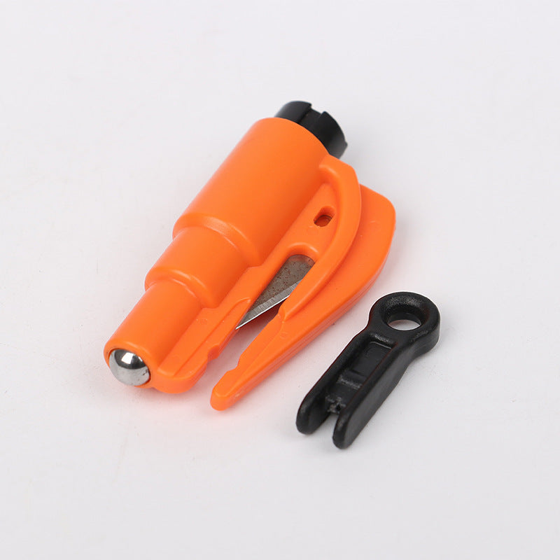 Portable Rescue Tool Keyring Seatbelt Cutter Window Breaker Emergency Hammer