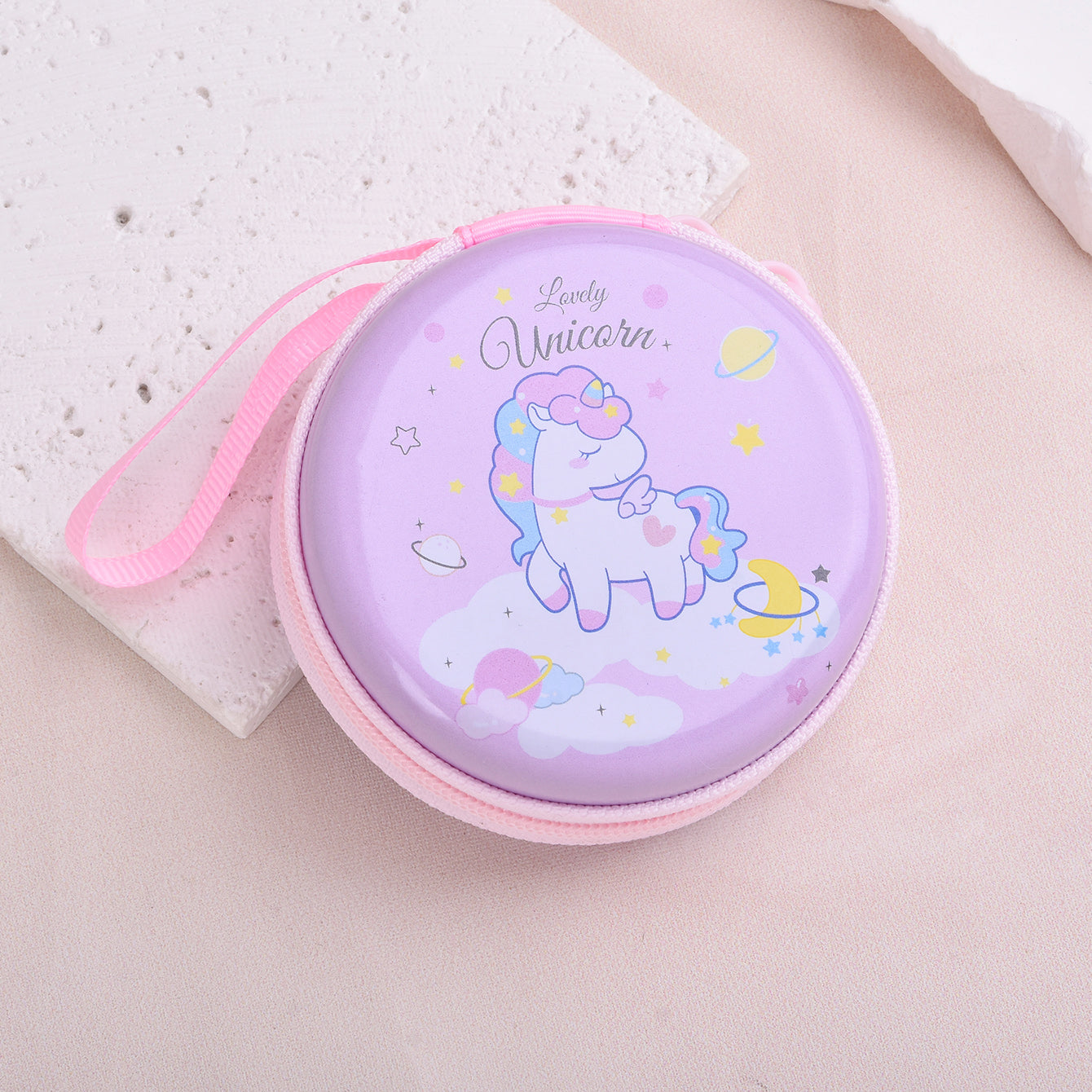6pcs Unicorn LED Watch Necklace Bracelet Earrings Set