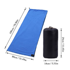 Portable Ultralight Polar Fleece Sleeping Bag for Outdoor Camping