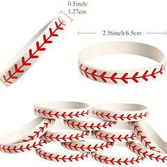 Baseball Silicone Bracelet - Perfect Gift for Players